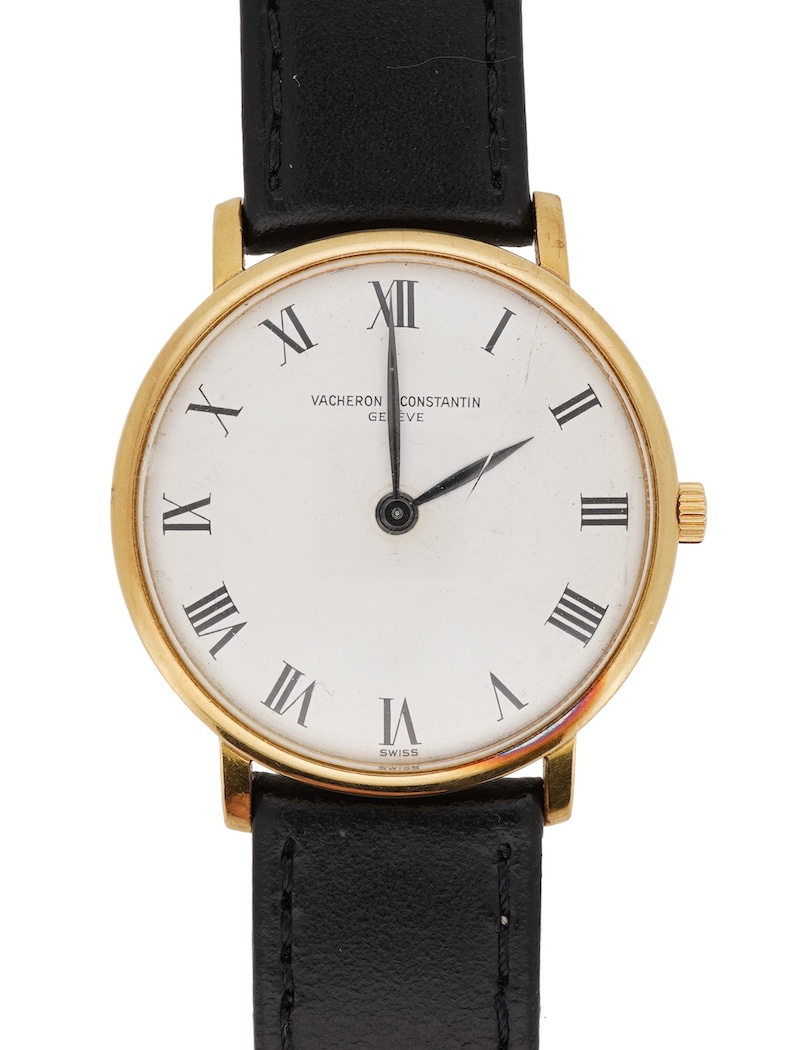 A gentleman's early 1970's 18ct gold Vacheron & Constantin manual wind dress wrist watch